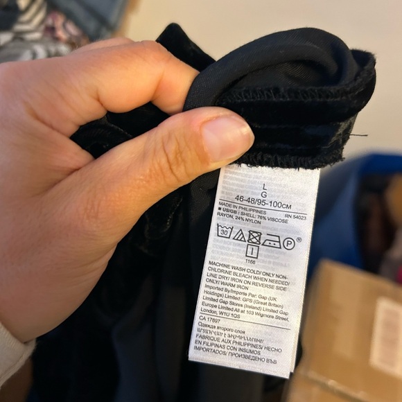 Nwt Banana Republic Bias Black Velour Slip Skirt - Picture 3 of 5